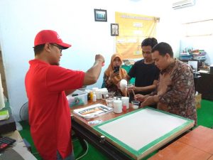 pelatihan sablon di sekolah